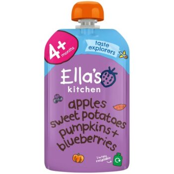 Ella's Kitchen Organic Sweet Potato Pumpkin Apple & Baby Food Pouch 4+ Months (120g)