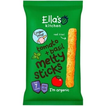 Ella's Kitchen Organic Tomato & Basil Melty Sticks Baby Snack 7+ Months (16g)