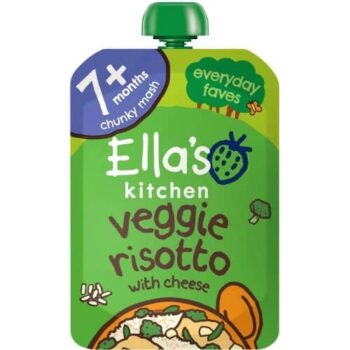 Ella's Kitchen Organic Veggie Risotto with Cheese Pouch 7+ Months Baby Food (130g)
