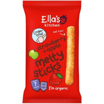Ella's Kitchen Strawberry + Apple Melty Sticks (16g)