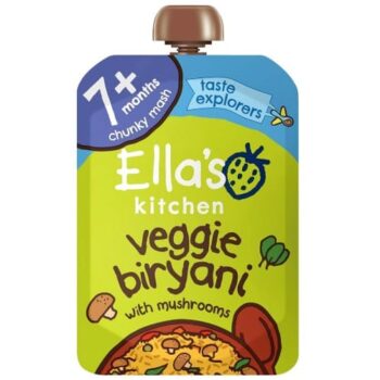 Ella's Kitchen Veggie Biryani Baby Food Pouch (130g)