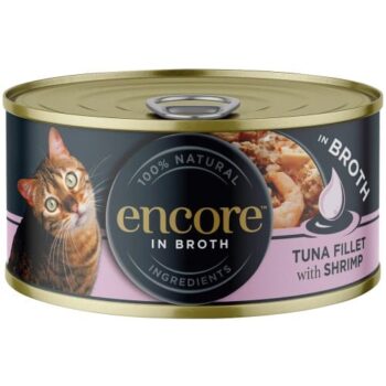Encore Cat Tin Tuna with Shrimp in Broth (16 x 70g)