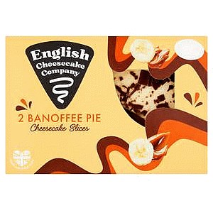 English Cheesecake Company 2 Banoffee Pie Cheesecake Slices (2 x 180g)