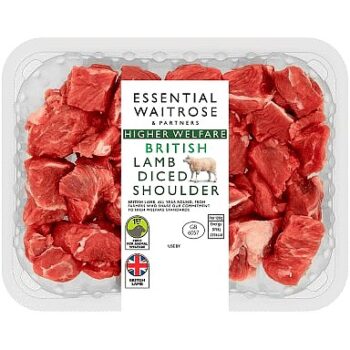 Essential British Diced Lamb Shoulder (260g)