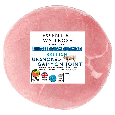 Essential British Unsmoked Gammon Joint (750g)
