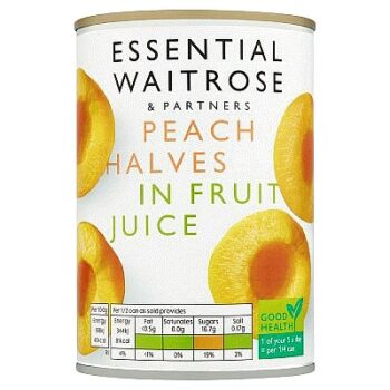 Essential Peach Halves in Fruit Juice drained (248g)