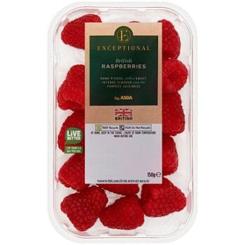 Exceptional by ASDA British Raspberries (150g)