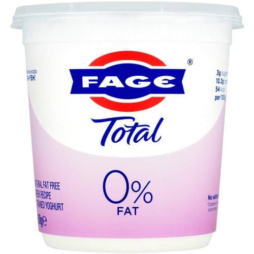 Fage Greek Recipe Strained Yogurt 0% Fat Natural (950g)