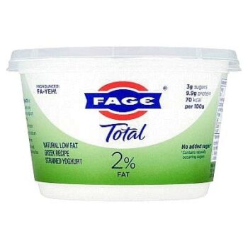 Fage Total 2% Fat Greek Recipe Strained Natural Yoghurt (450g)