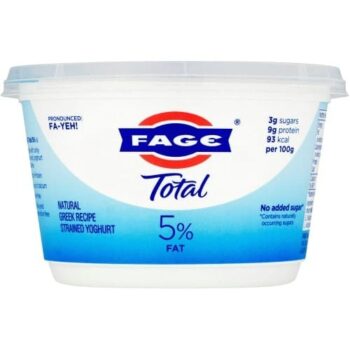 FAGE Total 5% Fat Greek Recipe Strained Yogurt Natural (450g)