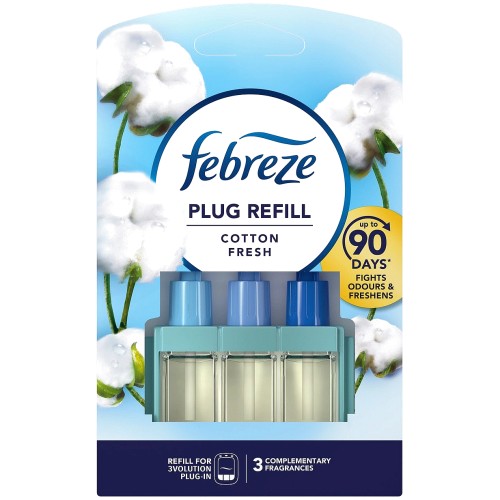 Febreze 3Volution Cotton Fresh Air Freshener Refill (2 x 20ml)