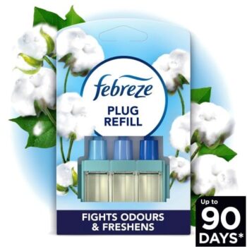 Febreze Ambi Pur 3Volution Air Freshener Plug in Refill Cotton Fresh