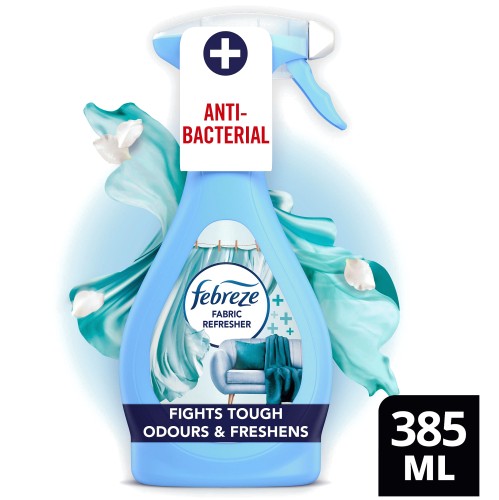 Febreze Antibacterial Fabric Freshener Fresh Linen (385ml)