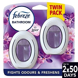 Febreze Bathroom Continuous Air Freshener Exotic Bloom (2)