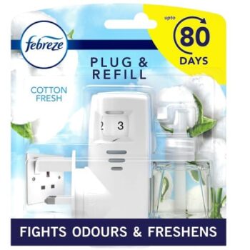 Febreze Cotton Fresh Plug In Air Freshener (20ml)