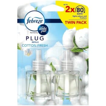Febreze with Ambi Pur Air Freshener Plug In Refills Cotton Fresh