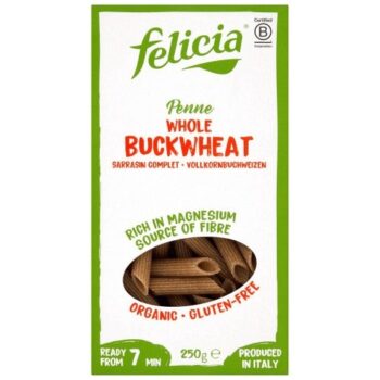 Felicia Gluten Free Organic Buckwheat Penne Pasta (250g)