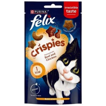 Felix Crispies Cat Treats Beef & Chicken (45g)