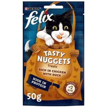 Felix Tasty Nuggets Chicken & Duck Cat Treats (50g)
