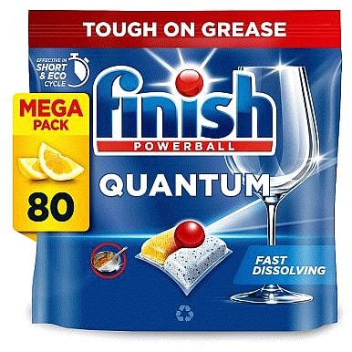 Finish Quantum Dishwasher Tablets 80Each (80)
