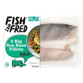 Fish Said Fred ASC Big Sea Bass Fillets (240g)