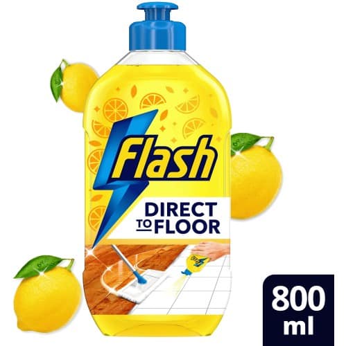 Flash Direct to Floor Fresh Lemon Floor Cleaner (800ml)