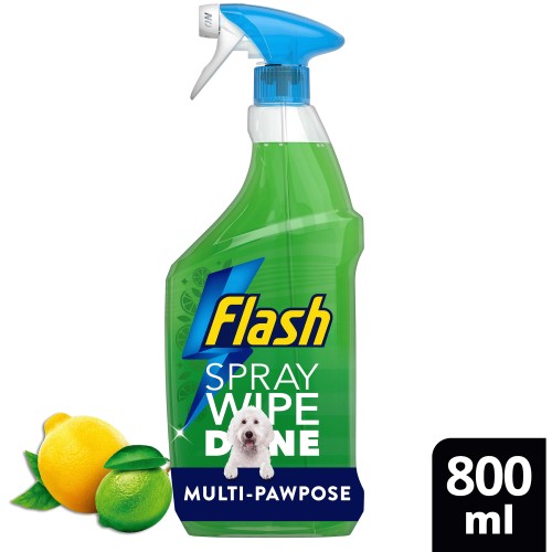 Flash Multi Purpose Cleaning Spray for Pet Lovers Spray Wipe (800ml)