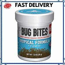 Fluval Bug Bites Tropical Fish Food Granules 0.6-1.2Mm (45g)