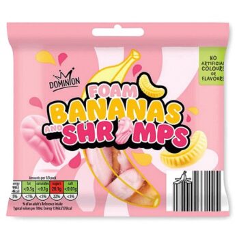 Foam Bananas & Shrimps Sweets