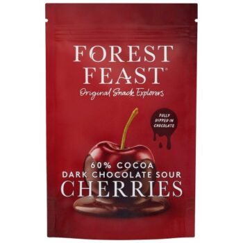 Forest Feast Belgian Dark Chocolate Sour Cherries (120g)