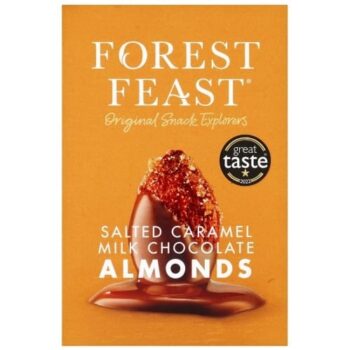 Forest Feast Salted Caramel Milk Chocolate Almonds Gift Cube