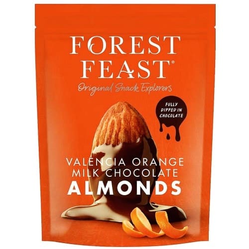 Forest Feast Valencia Orange Milk Chocolate Almonds (120g)