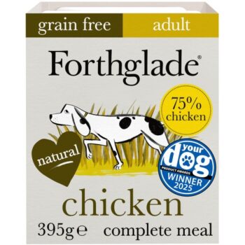 Forthglade Chicken Liver Rice & Veg Complete Meal Adult with Butternut Squash Grain Free (395g)