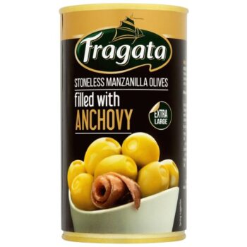 Fragata Selection Anchovy Stuffed Olives in Brine (350g)