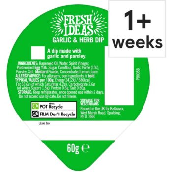 Fresh Ideas Garlic & Herb Dip (60g)