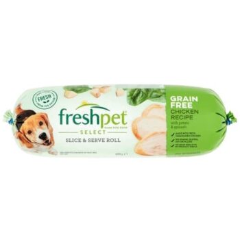 Freshpet Select Grain Free Chicken Spinach & Potato Dog Food Roll