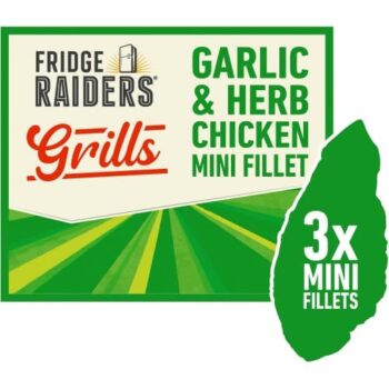 Fridge Raiders Grills Garlic & Herb Chicken Mini Fillet (3 x 35g)