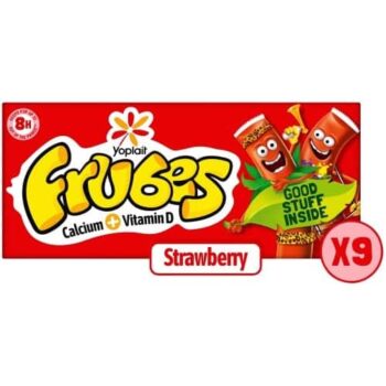 Frubes Strawberry Flavour Yogurt Tubes (9 x 37g)