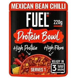 FUEL 10K High Protein Mexican Bean Chilli Microwave Ready Meal (220g)
