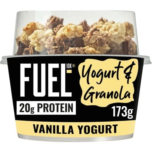 Fuel10k Protein Vanilla Yogurt & Granola (20g, 173g)