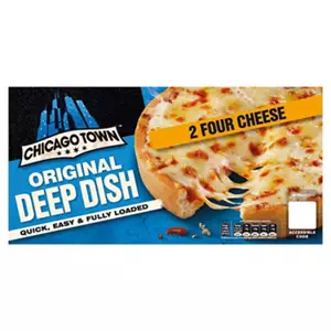 Fully Loaded Deep Dish Four Cheese Pizzas 2 Pack