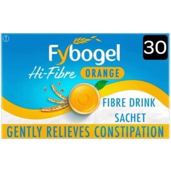 Fybogel Hi-Fibre Orange Sachets for Constipation Relief 30 (30)