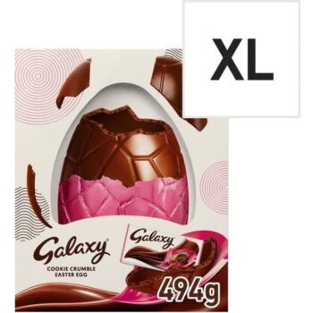Galaxy Cookie Crumble Milk Chocolate Easter Egg (494g)