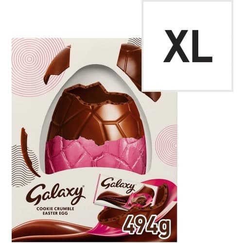 Galaxy Cookie Crumble Milk Chocolate Easter Egg (494g)