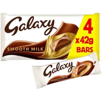 Galaxy Smooth Milk Chocolate Bars Multipack (4 x 42g)