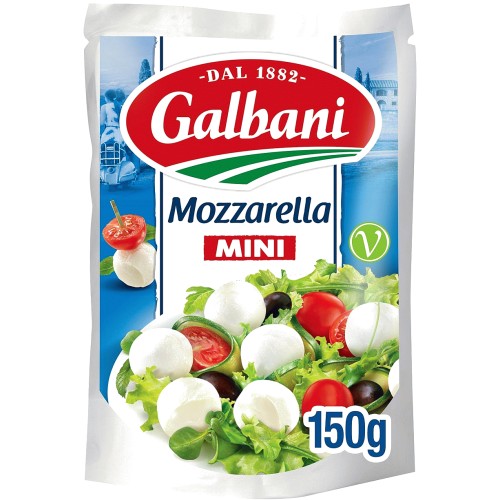 Galbani 20 mini mozzarella drained (20 x 150g)