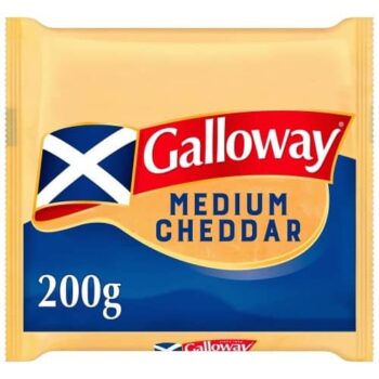 Galloway Medium Coloured Cheddar Cheese (200g)