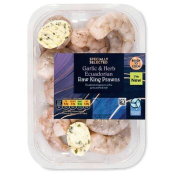 Garlic & Herb Ecuadorian Raw King Prawns