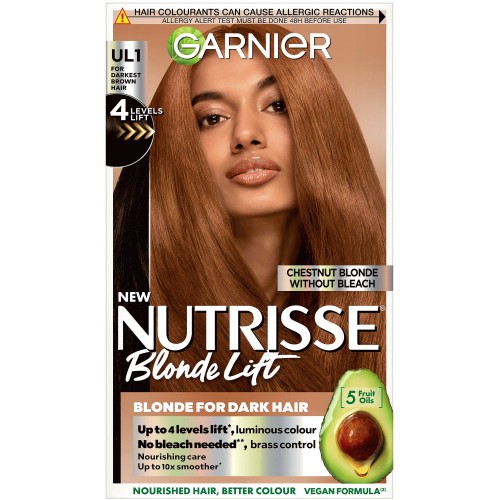 Garnier Nutrisse BlondeLift UL1 Chestnut Blonde Permanent Hair Dye