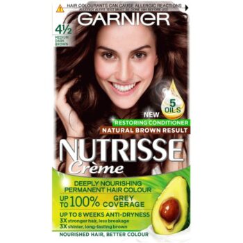 Garnier Nutrisse Permanent Hair Dye Medium Dark Brown 4.5 4 1 2 4.12